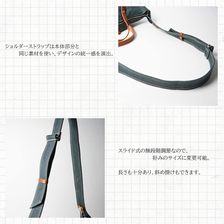Baggy Port Face No. 8 Canvas Color Coated Editor's Bag YNM-1308 Shoulder BagTote Bag (Orange)