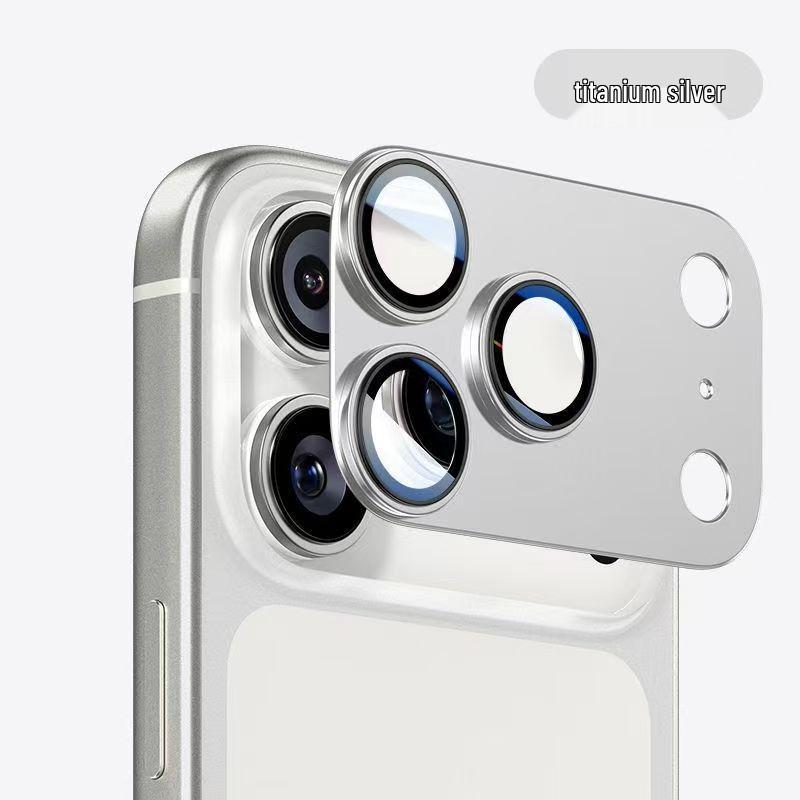 Apple iPhone 17 Pro Max Full Coverage Lens Protector - Metal Anti-Drop Film