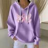 Women's Fashion Casual Christmas Angel Print Pullover Long-Sleeve Sweatshirt