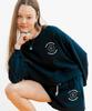Jun Jun Space Flower Crop Sweatshirts_Navy