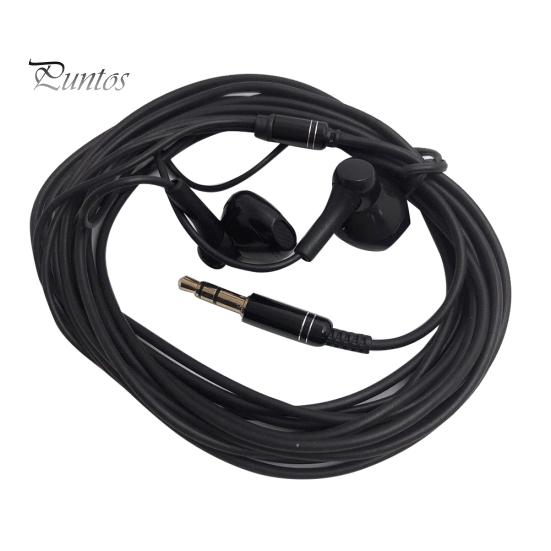 

3-метровый кабель с разъемом 3,5 мм, басовые проводные наушники, гарнитура для вещания в реальном времени Without Mic чёрный