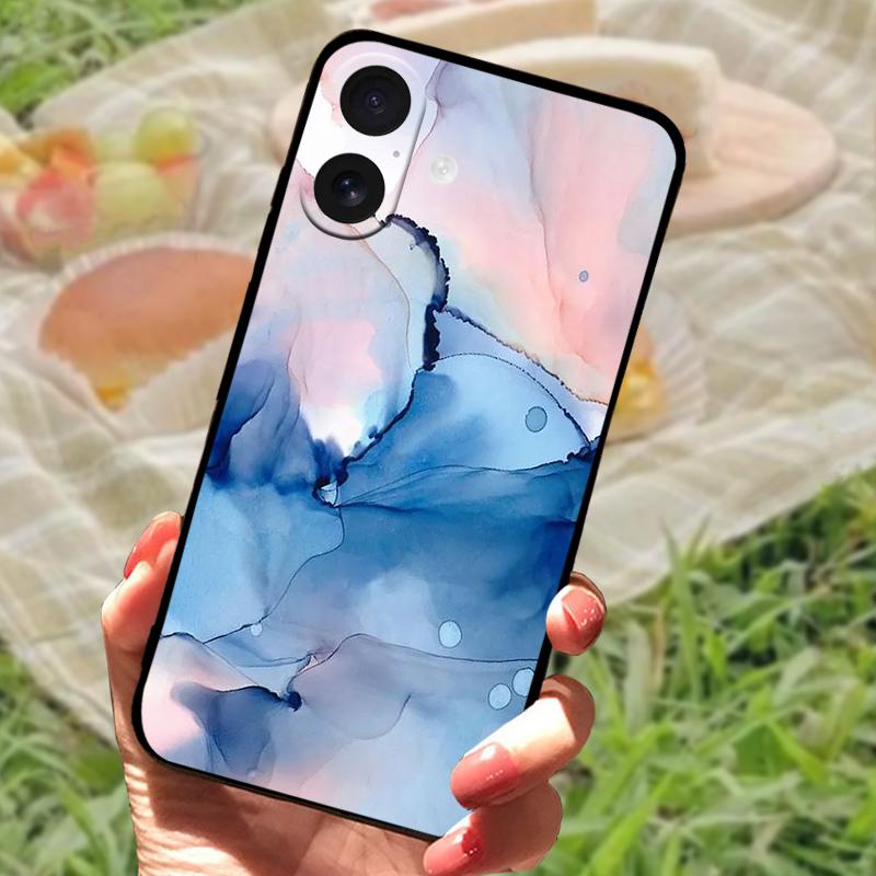 For Apple iPhone 16 Plus Cover iPhone16 Full Protective Silicone Phone Coque For iPhone 16 Pro Max Soft TPU Shockproof  Fundas