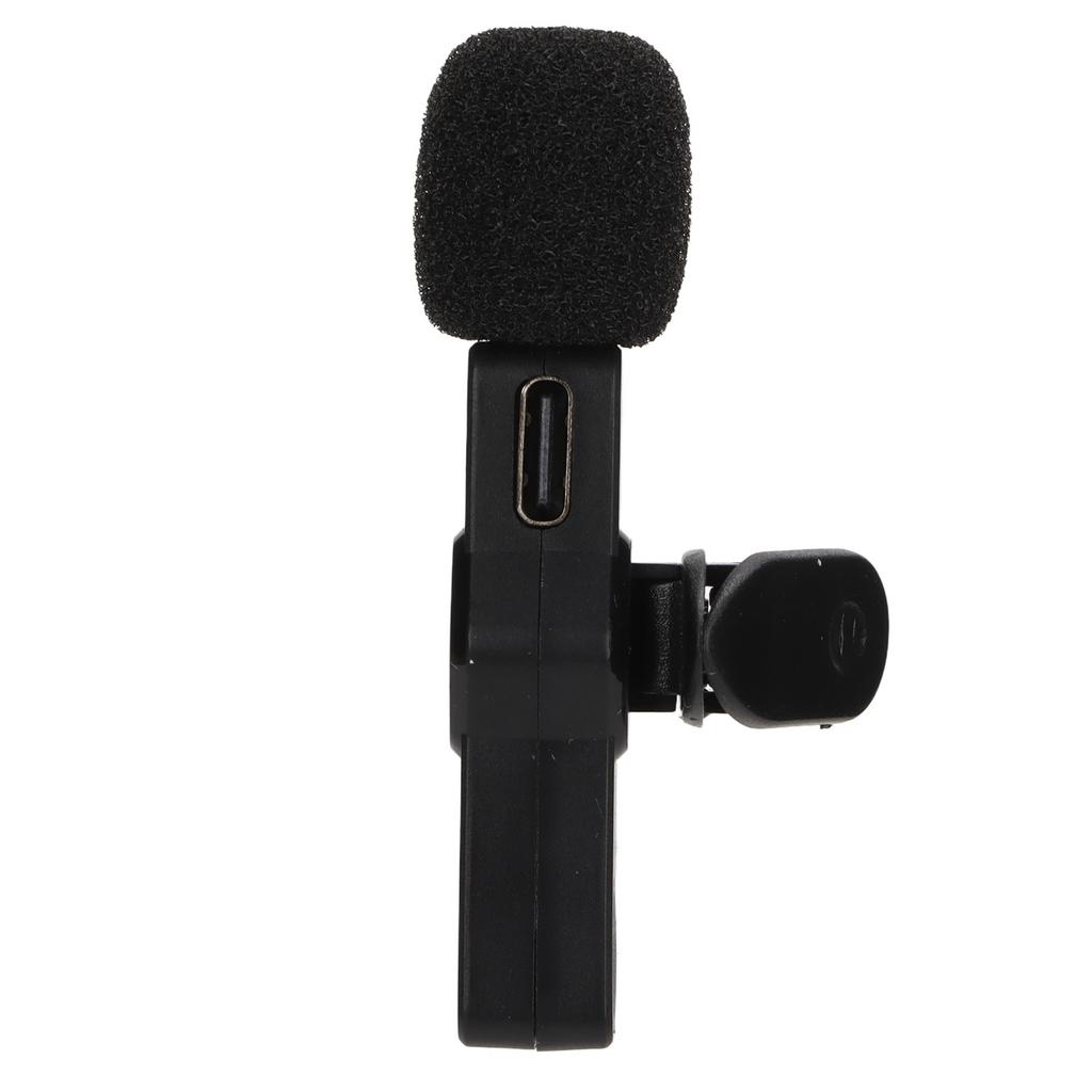 Wireless Lavalier Microphone Plug and Play Rechargeable Portable Microphone for Live Broadcast