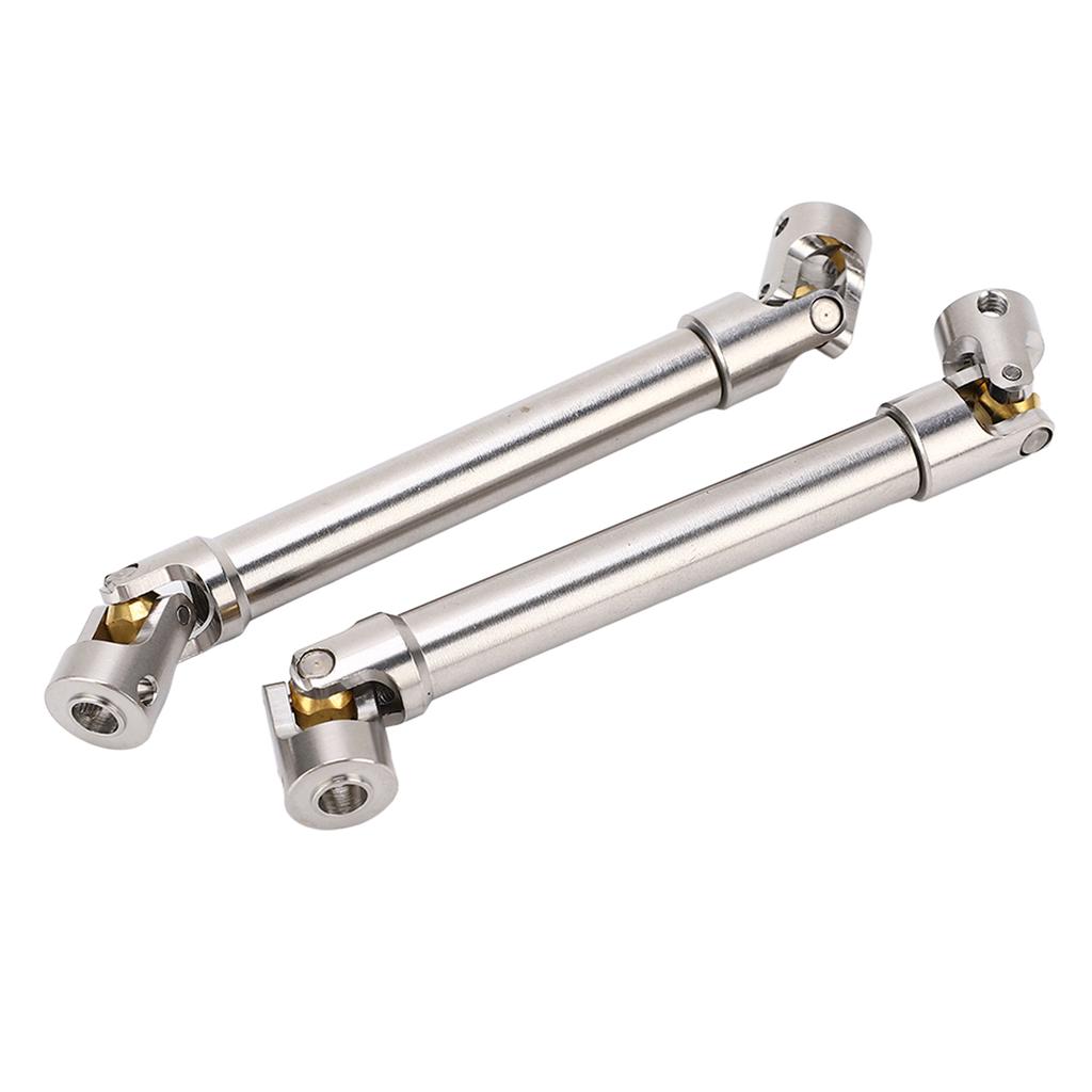 2 Pcs RC Drive Shaft Stainless Steel M4 for 1 10 RC Crawler for Traxxas for Axial SCX10 II 113mm