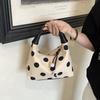 Single-shoulder Bag, with A Unique and Niche Design, Large Capacity, Underarm Bag with Polka Dot Pattern, Crossbody Bag Casually