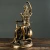 Nordic Retro Creative Home Resin Balance Muse Sitting Ball Decorative Ornament Sculpture Desktop