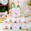Easter Bunny Tin Storage Box for Candy & Cookies
