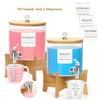 1Pcs/2Pcs Laundry Detergent Dispenser, Laundry Soap Dispenser with Stand, Fauts Laundry Detergent Container Organization