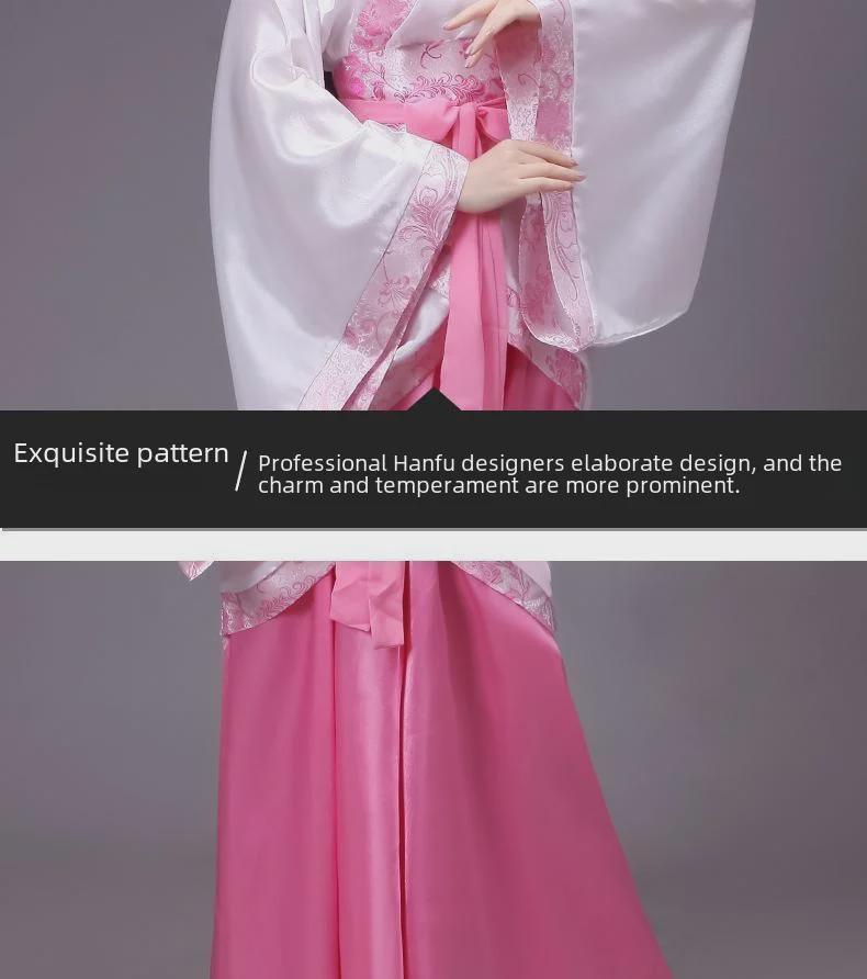 Women's Hanfu Quju Chang'e Fairy Dance Skirt Costume for Opera, Performance, and Graduation