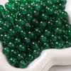 Glass Jelly Solid Color Imitation Jade Round Beads Loose Beads DIY Handmade Necklace String Beads Jewelry Accessories Beads for Jewelry Making