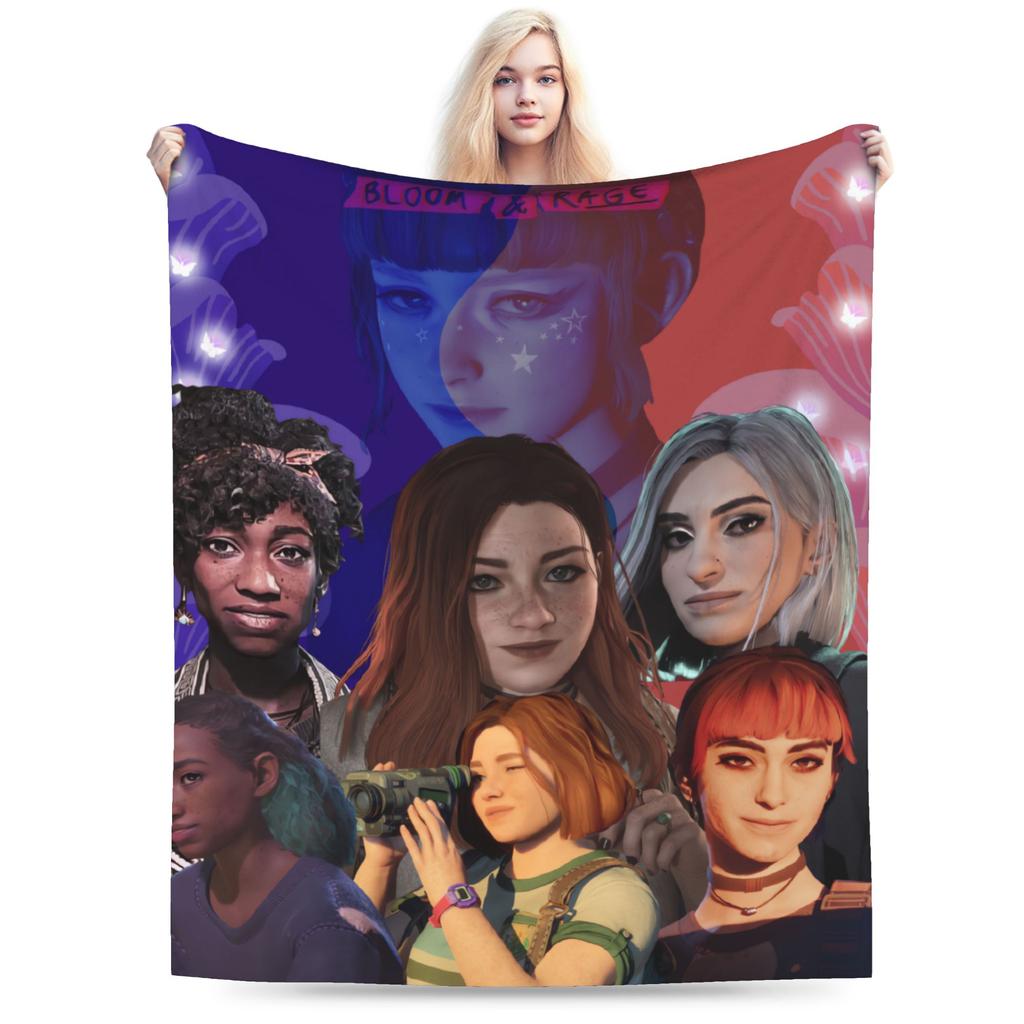 Life Is Strange Soft Blanket Kids Adult Plush Throw Blanket Aesthetic Living Room Flannel Bedspread Sofa Bed Cover