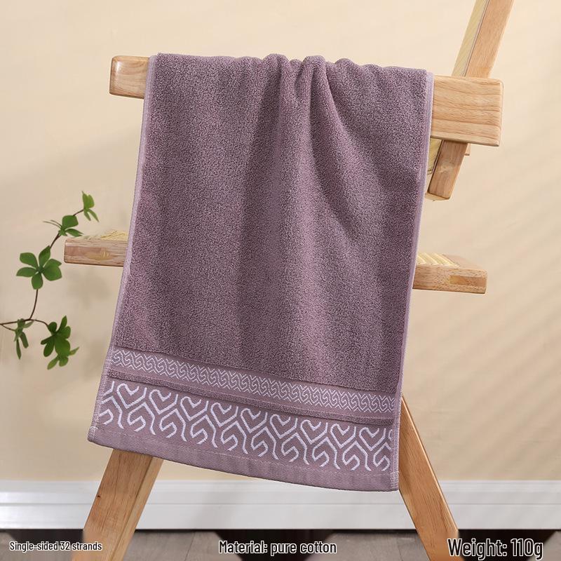 Thick Absorbent Pure Cotton Face Towel for Adults