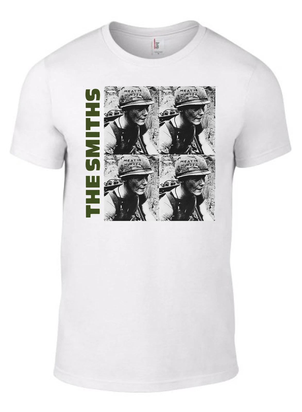 The Smiths T-Shirt Meat Is Murder Album Reproduction of 1985 Vintage T-shirt W4 S