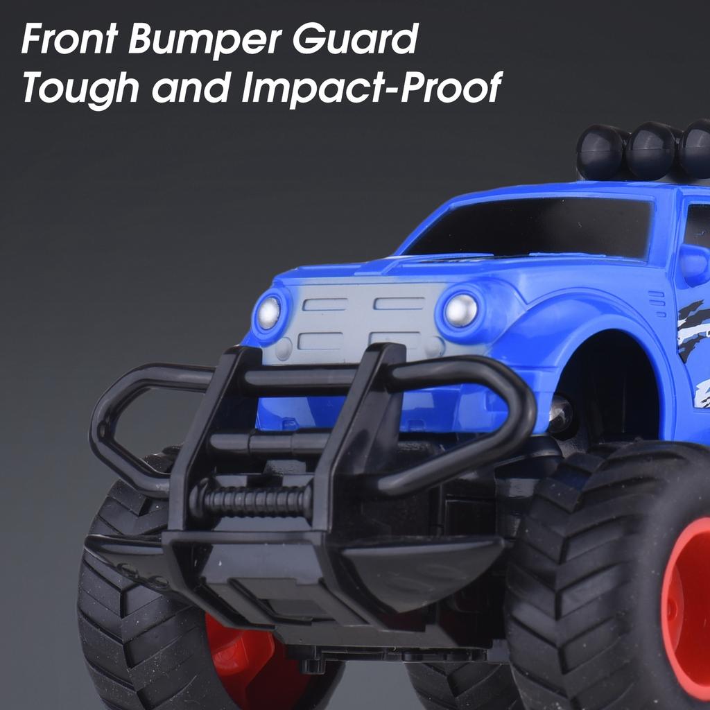 Remote Control Car, High Speed Crawler Toy with LED Lights, 4 Channel Electric Off Road Vehicle for Boys Kids and