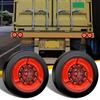 Aoling Truck Tail Lamp LED 24v Round Trailer Tail Light Round Tail Turn