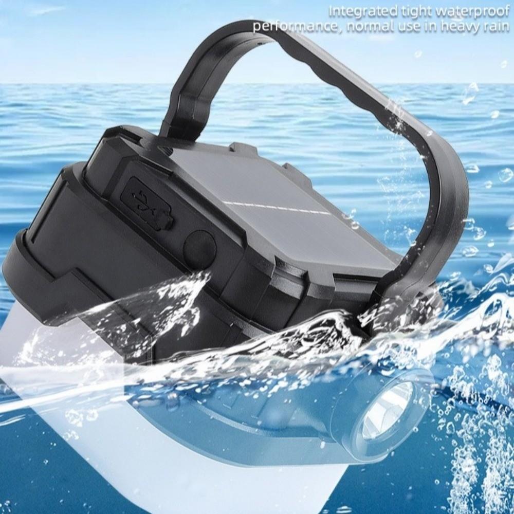 Waterproof Solar Camping Lamp Adjustable LED Outdoor Tent Lamp Emergency Light  Camping Use