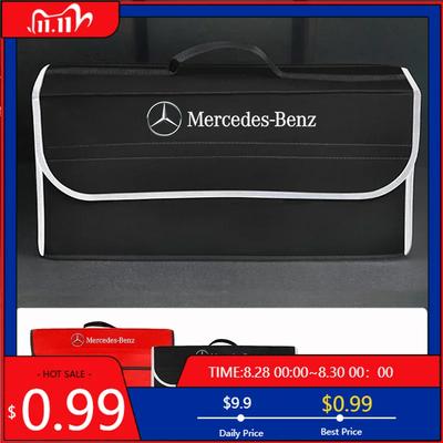 GLC GLB Car Trunk Organizer Tool Box Folding Storage Bag Toolbox For Mercedes Benz AMG GLE GLS CLS GLC CLA GLA GLK ML C197 R231