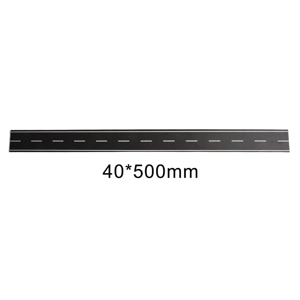 5Pcs N-Scale 1:160 Black Road Strips 40mm X 500mm Accessories For DIY Landscapes For Create DIY Natural Look