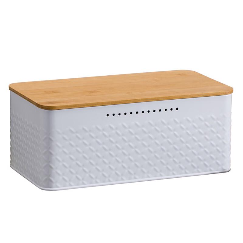 Breathable Square Metal Bread Box