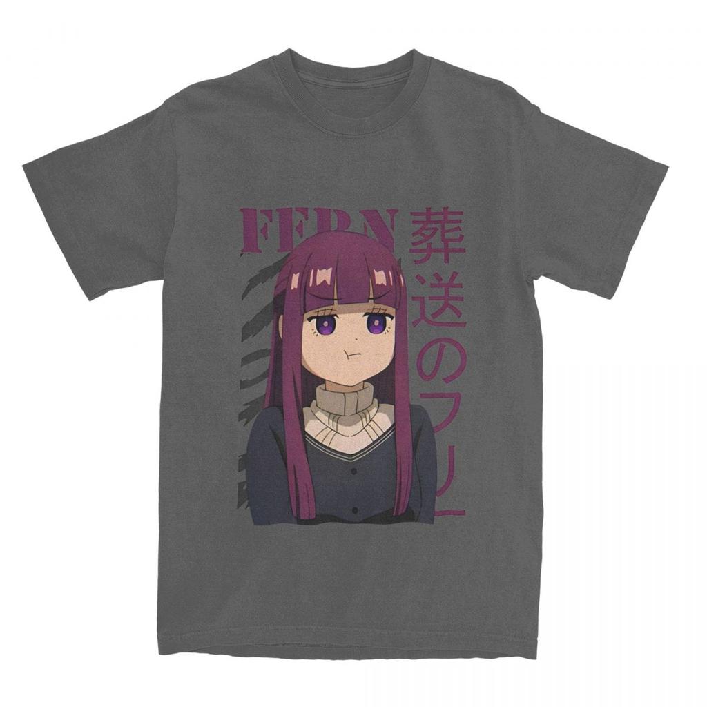 Pánske Dámske Tričko Frieren At The Funeral Anime Tričká Trendy Cool Postavy Fern Letné Tričko Úžasné Bavlnené Oblečenie