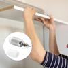 100Pcs Wardrobe Cabinet Glass Partition Nails Cross Self-tapping Screw with Rubber Sleeve Screw Plate Support Partition Bracket
