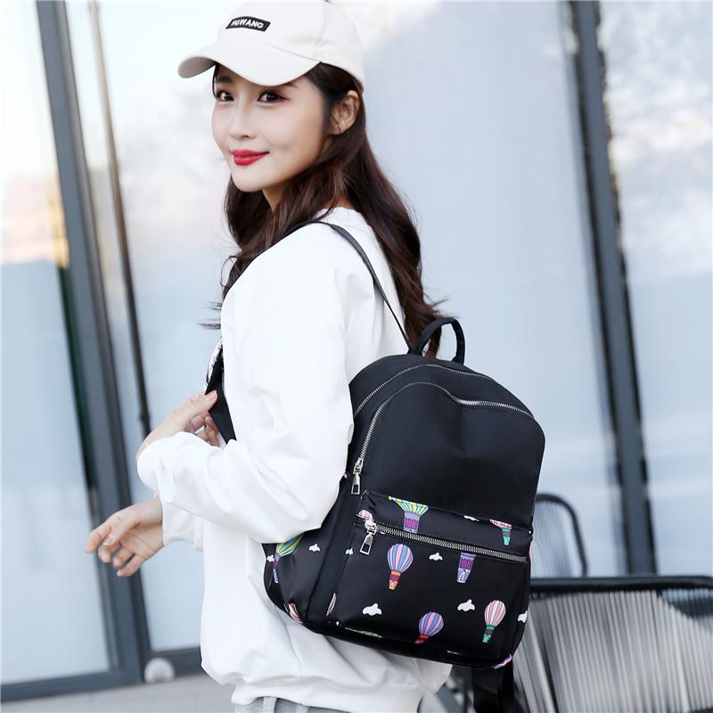 Rucksack Damentasche Neuer mehrschichtiger Outdoor-Reiserucksack mit großer Kapazität aus Nylon, lässiger Damenrucksack