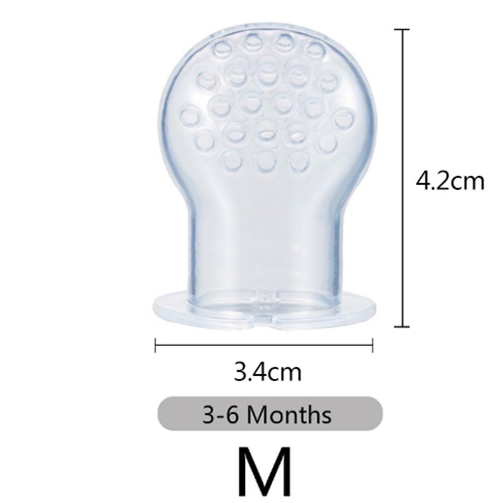 1Pcs Baby Pacifier Fresh Fruits Food Silicone Nipple Holder Funny Rattle Kids Food Feeder Nipples
