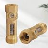 DN15DN20 Balancing Valve Spring Flow Meter, Brass Flow Readout 1-3.5 L/min 2-8 L/min Sight Glass Control Valve Brass Flow Meter