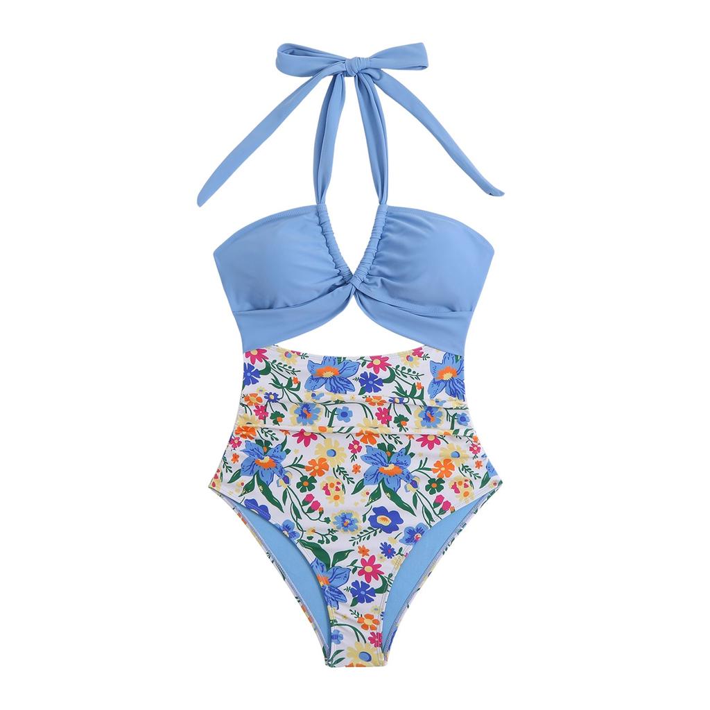 Dames badedrakt i ensfarge Sense Bikini med brystpute uten stålspile Badedrakt