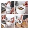 Food Grade Nut Grinder User Friendly ABS Hand Crank Garlic Grinder Nut Masher Gadget