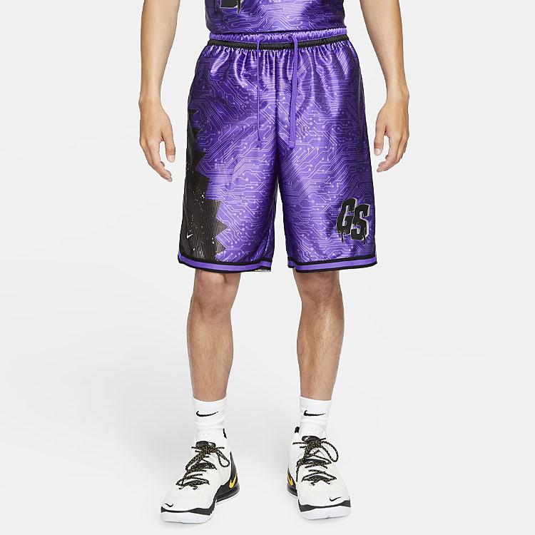 Nike Space Jam: A New Legacy X LeBron Tune Squad Graphic Quick-Dry Basketball Shorts Men Bottoms Purple DJ3876-560