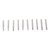 10pcs Spherical Dental Burrs Reduce Injury High Hardness Stainless Steel Dental Handpiece Burrs for