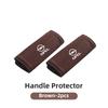 Car Handle Protection Gloves Roof Rails Soft Leather Protective Covers Imitation For Opel Corsa Astra Insignia Vectra Zafira lce033