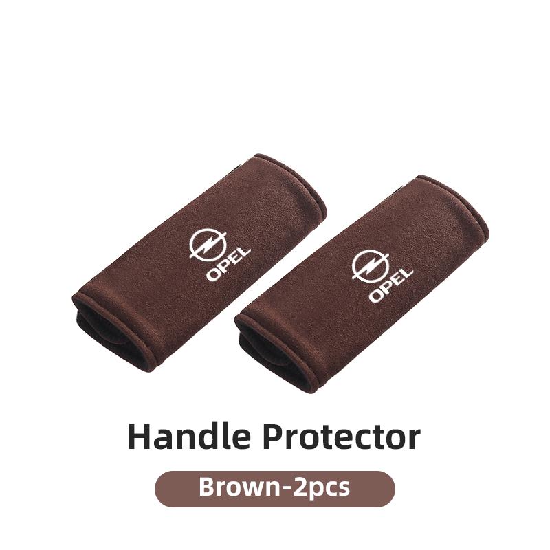Car Handle Protection Gloves Roof Rails Soft Leather Protective Covers Imitation For Opel Corsa Astra Insignia Vectra Zafira lce033