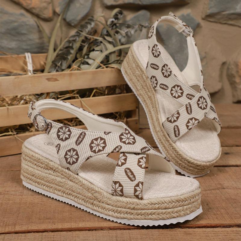 Fashion 2025 Hot Sale Ladies Shoes Open Toe Women's Sandals Fashion Color Matching Casual Summer Plus Size Light Wedge Sandals Zapatos