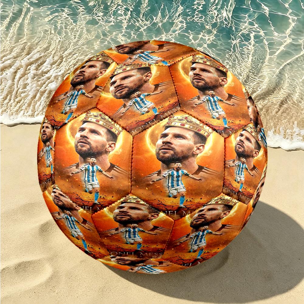 1pc Messis Legacy Soccer Ball Size 5, Machine-stitched, Suitable for Practice Matches/tournament Training for Sports, Lightweight and Durable. c70119