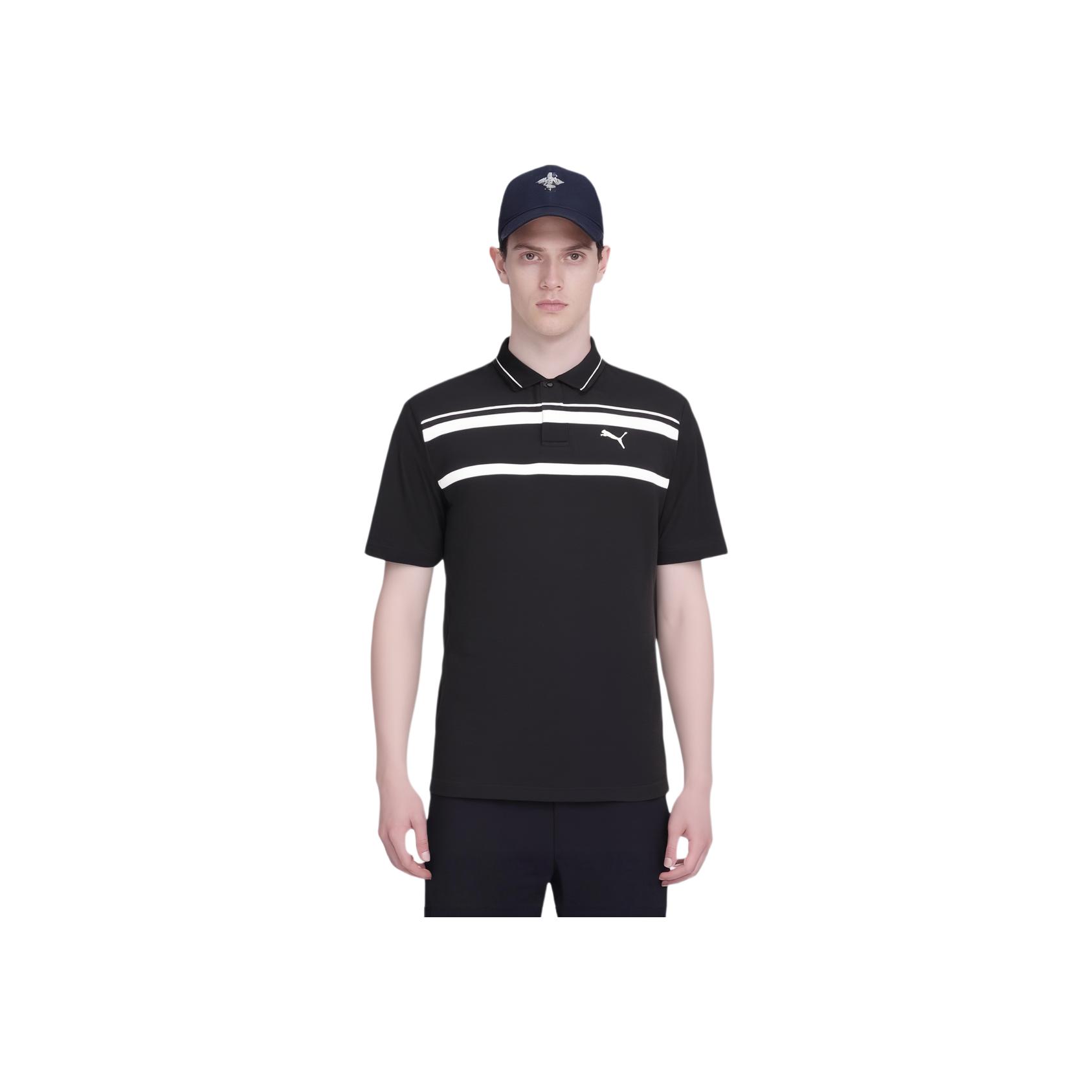 Puma Simple Breathable Casual Versatile Short Sleeve Polo Shirt Men tops Blue 690227-16 2XL