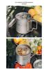 Essential Pure Titanium 450ml Outdoor Folding Water Cup - Lightweight, Single-Layer for Camping, Coffee, Tea, and Boiling Water