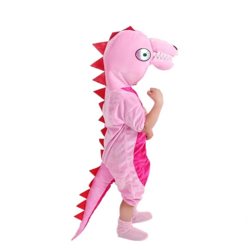 Cartoon Dinosaur Animal Plush Fancy Dress Jumpsuit Unisex Children Adults Gifts Cosplay Halloween Costume