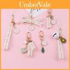 Cute Daisy Keychain Pendant Featuring Creative Lace And Zinc Alloy Materials
