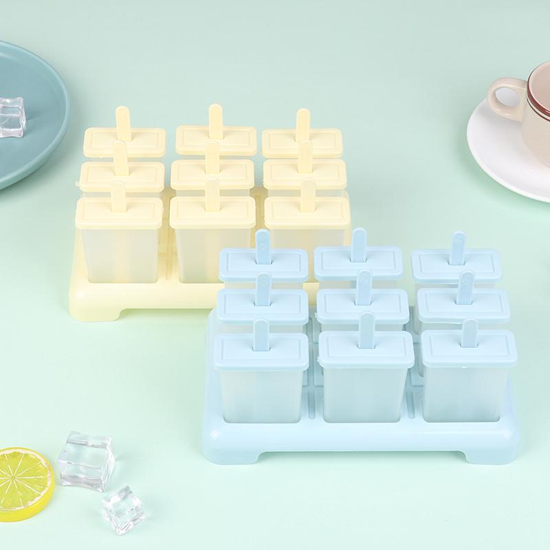 Iskrem Popsicle Form DIY Iskremmaskin Hjemmelaget Isboks Med Plastpinne Ispinneform Isbitbrett Kjøkkenredskaper