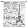 Black And White Paris Drawing Tulle Curtains for Living Room Drapes Window Sheer Modern Curtains for Bedroom Decor