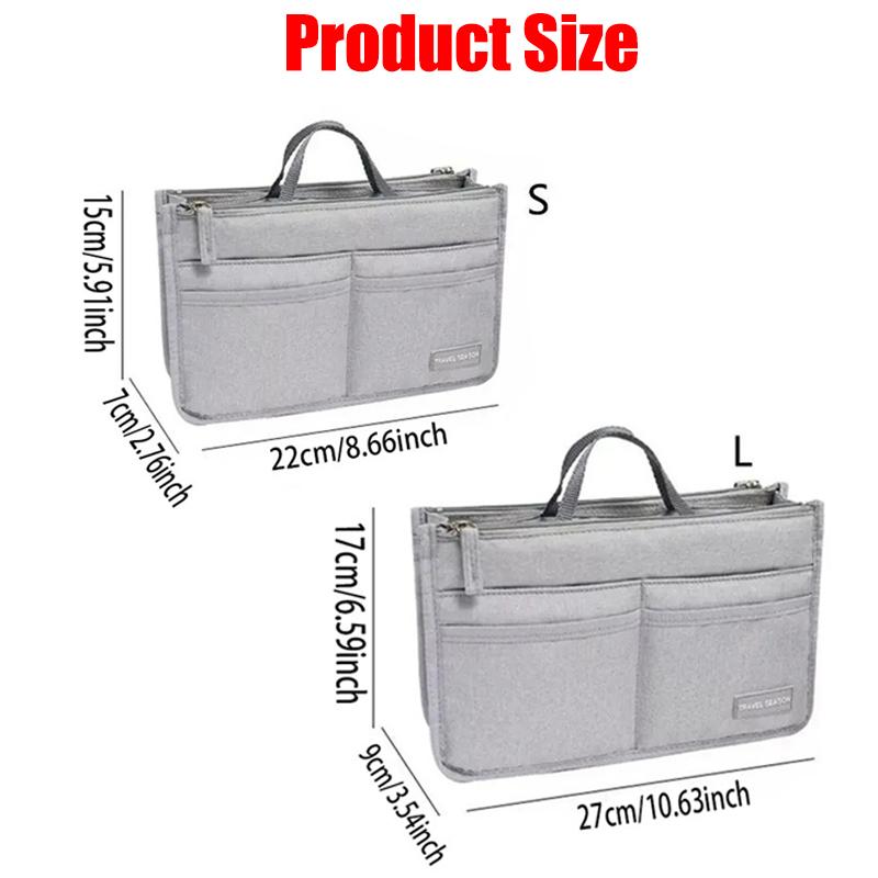 Make Up Organizer Insert Bag For Handbag Inner Pouch Fit Luxury Handbags For Women Travel Multifunctional Portable Storage Bags