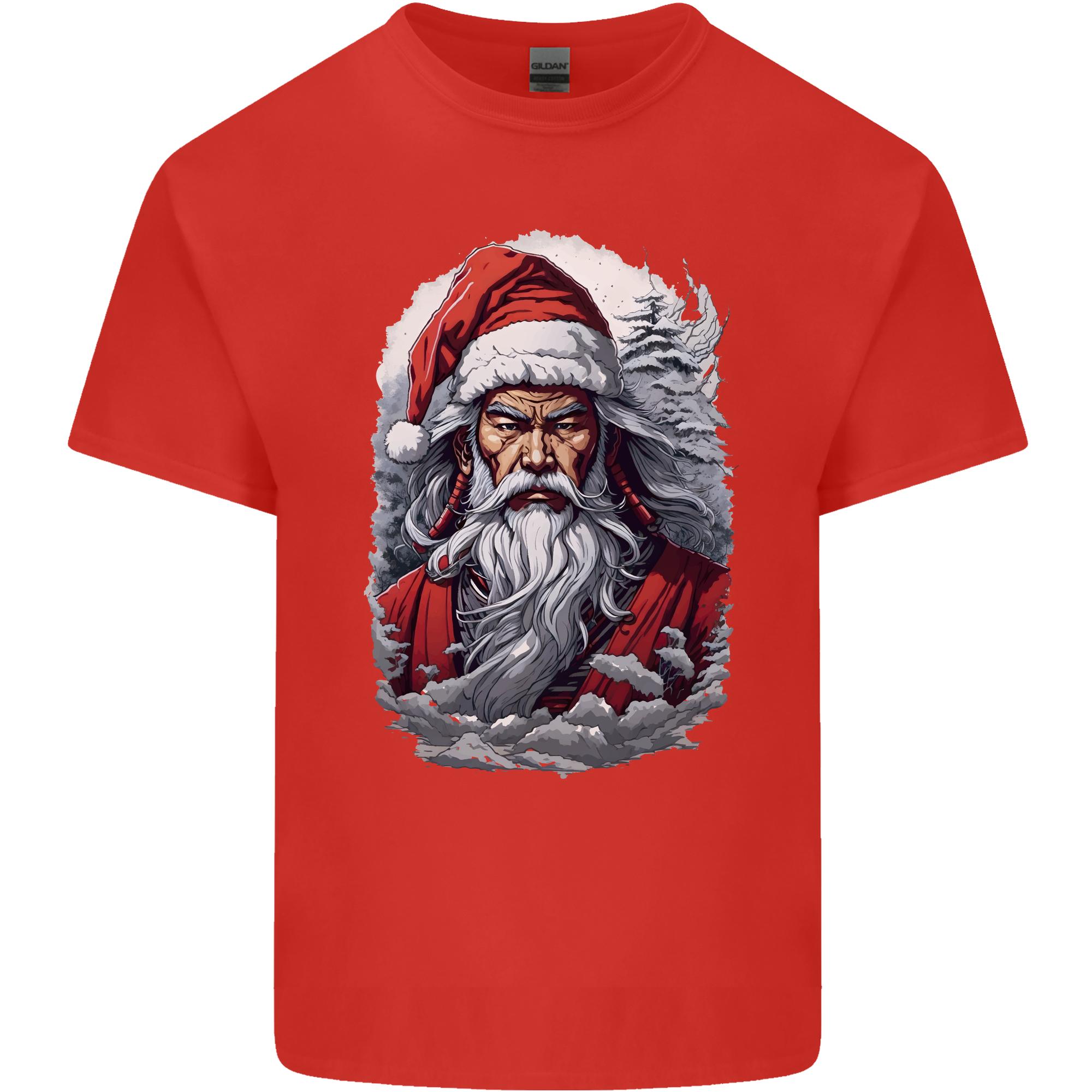 Christmas Samurai Shogun MMA Warrior Unisexs Light Cotton TShirt S