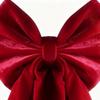 Bow Tree Topper 36 X 18 Inch Red Large Velvet Holiday Supplies Giant Christmas Bow For Fireplace Mantels Front Doors Wedding