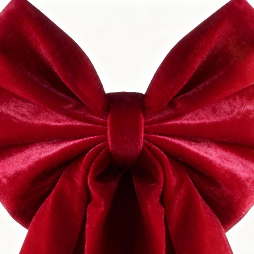 Bow Tree Topper 36 X 18 Inch Red Large Velvet Holiday Supplies Giant Christmas Bow For Fireplace Mantels Front Doors Wedding