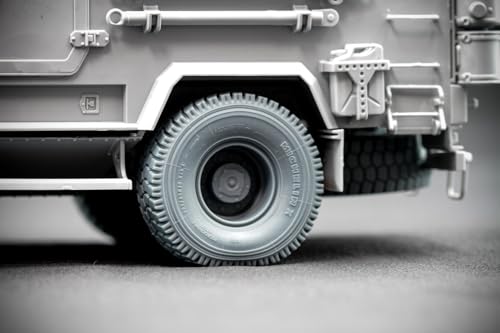 Scale-X 1/35 Ukrainian Armored Vehicle Kozak-2 Weight-Deforming Wheel Set (5 pieces) (for ICM) Plastic Model Parts SCXWM35006S (Military Vehicle)