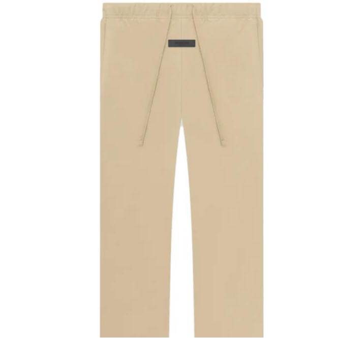 Fear of God Essentials Drop 2 SS23 Relaxed Trouser Women Bottoms Sand Off-White FOG-SS23-267