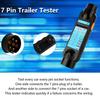 Trailer Socket Tester 7 Pin Electrical Tow Bar Wiring Circuit Light Test Tool for Truck RV