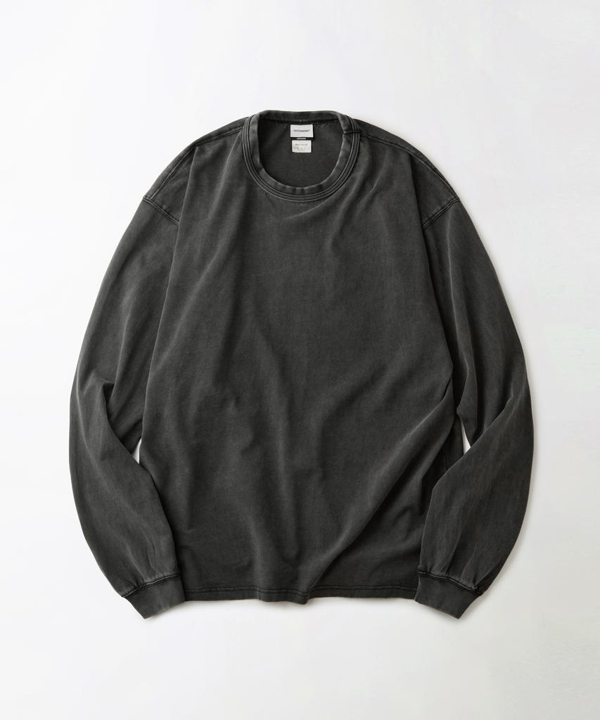 OUTSTANDING [2Pack] Vintage Washing Long Sleeve Tee_Vintage Olive/Vintage Charcoal